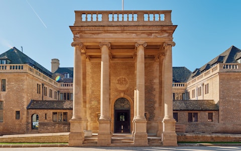 Rhodes house exterior front view